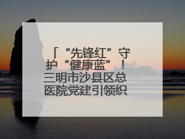 “先锋红”守护“健康蓝”！三明市沙县区总医院党建引领织密基层健康网