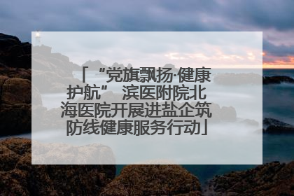 “党旗飘扬·健康护航” 滨医附院北海医院开展进盐企筑防线健康服务行动