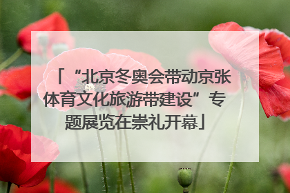 “北京冬奥会带动京张体育文化旅游带建设”专题展览在崇礼开幕