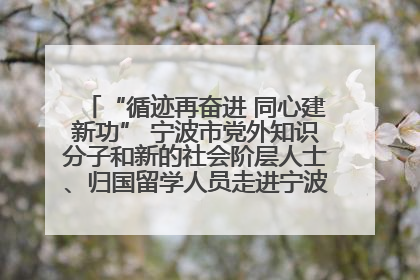 “循迹再奋进 同心建新功” 宁波市党外知识分子和新的社会阶层人士、归国留学人员走进宁波舟山港穿山港区