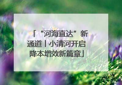“河海直达”新通道丨小清河开启降本增效新篇章