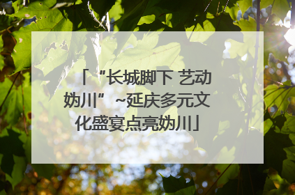 “长城脚下 艺动妫川”~延庆多元文化盛宴点亮妫川