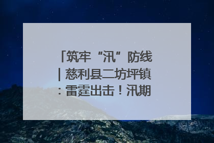 筑牢“汛”防线｜慈利县二坊坪镇：雷霆出击！汛期捕鱼被紧急叫停