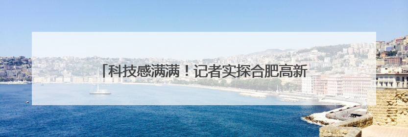 科技感满满！记者实探合肥高新区多所学校里的“人工智能”