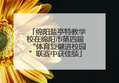 绵阳盐亭特教学校在绵阳市第四届“体育复健进校园”联赛中获佳绩