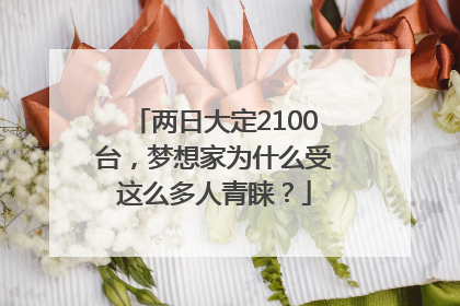两日大定2100台，梦想家为什么受这么多人青睐？