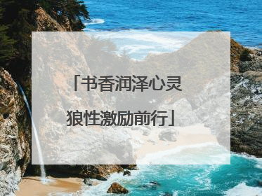 书香润泽心灵 狼性激励前行