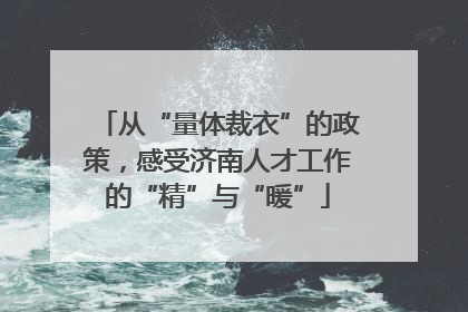 从“量体裁衣”的政策，感受济南人才工作的“精”与“暖”