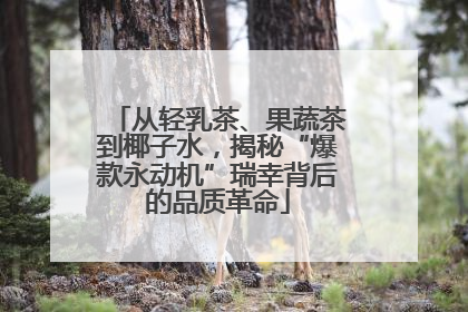 从轻乳茶、果蔬茶到椰子水，揭秘“爆款永动机”瑞幸背后的品质革命
