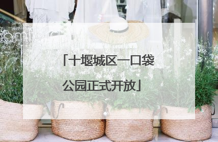 十堰城区一口袋公园正式开放