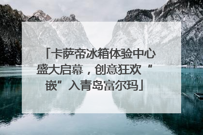 卡萨帝冰箱体验中心盛大启幕，创意狂欢“嵌”入青岛富尔玛