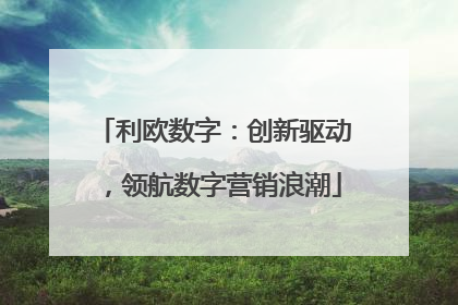 利欧数字：创新驱动，领航数字营销浪潮