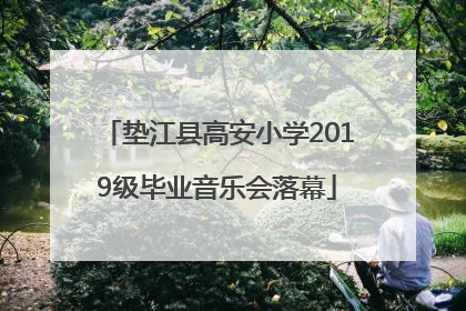 垫江县高安小学2019级毕业音乐会落幕