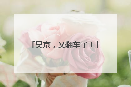吴京，又翻车了！