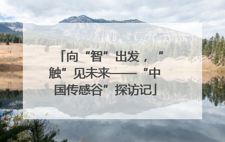 向“智”出发，“触”见未来——“中国传感谷”探访记