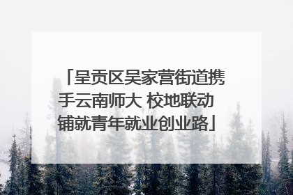 呈贡区吴家营街道携手云南师大 校地联动铺就青年就业创业路