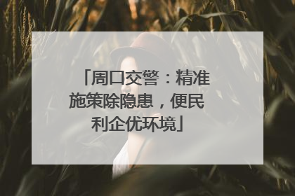 周口交警：精准施策除隐患，便民利企优环境