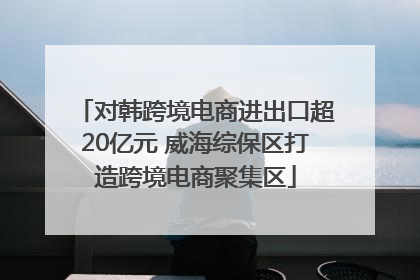 对韩跨境电商进出口超20亿元 威海综保区打造跨境电商聚集区