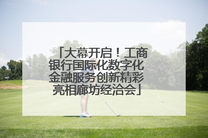 大幕开启！工商银行国际化数字化金融服务创新精彩亮相廊坊经洽会