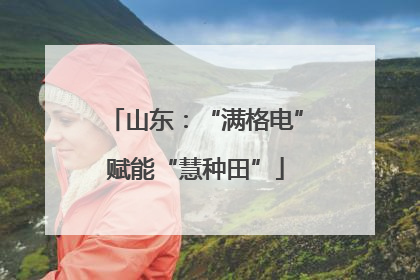 山东：“满格电”赋能“慧种田”