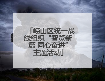 崂山区统一战线组织“智览新篇 同心奋进”主题活动