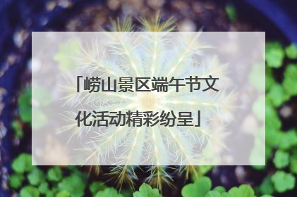 崂山景区端午节文化活动精彩纷呈
