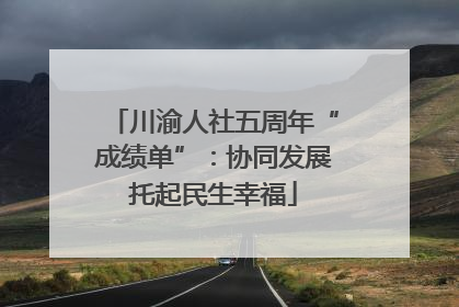 川渝人社五周年“成绩单”：协同发展托起民生幸福