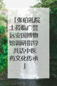 张伯礼院士莅临广誉远安国博物馆调研指导 共话中医药文化传承