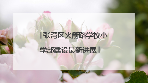张湾区火箭路学校小学部建设最新进展