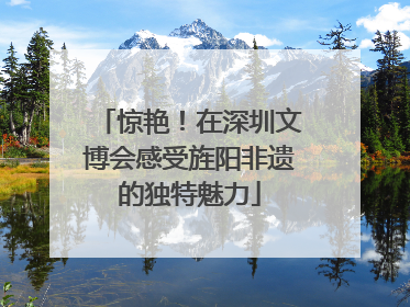 惊艳！在深圳文博会感受旌阳非遗的独特魅力
