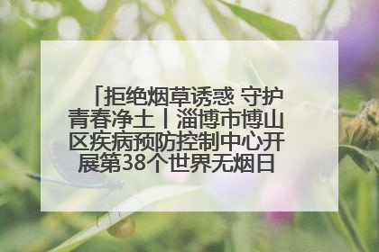 拒绝烟草诱惑 守护青春净土丨淄博市博山区疾病预防控制中心开展第38个世界无烟日系列控烟行动