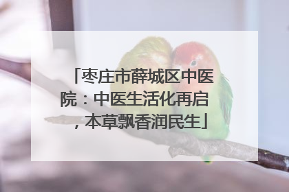 枣庄市薛城区中医院：中医生活化再启，本草飘香润民生