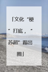 文化“梗”打底，“苏超”踢出圈