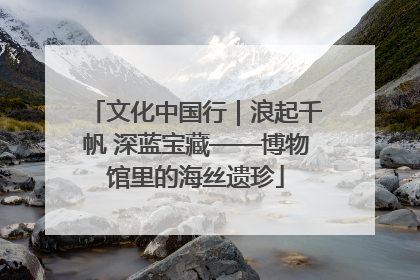 文化中国行｜浪起千帆 深蓝宝藏——博物馆里的海丝遗珍
