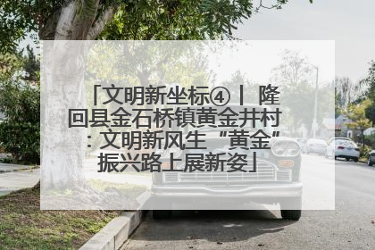 文明新坐标④丨 隆回县金石桥镇黄金井村：文明新风生“黄金” 振兴路上展新姿