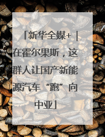 新华全媒+｜在霍尔果斯，这群人让国产新能源汽车“跑”向中亚