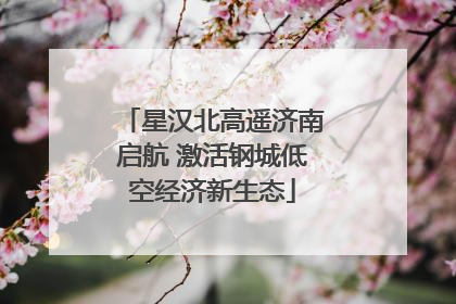 星汉北高遥济南启航 激活钢城低空经济新生态