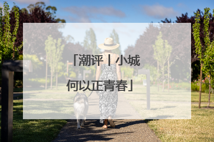 潮评丨小城何以正青春