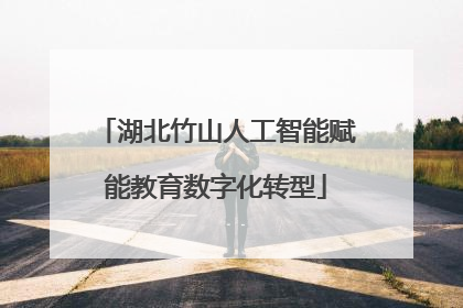 湖北竹山人工智能赋能教育数字化转型