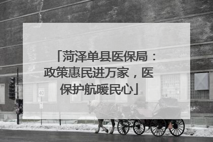 菏泽单县医保局：政策惠民进万家，医保护航暖民心