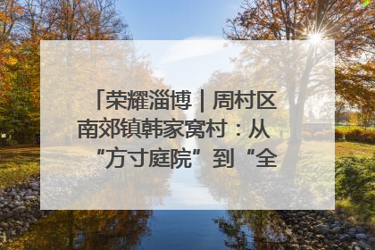 荣耀淄博｜周村区南郊镇韩家窝村：从“方寸庭院”到“全域文明”，乡村振兴的“美学革命”