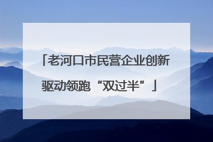老河口市民营企业创新驱动领跑“双过半”