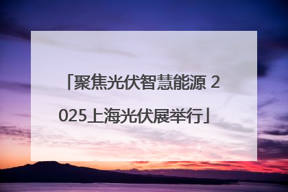 聚焦光伏智慧能源 2025上海光伏展举行