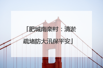肥城南栾村：清淤疏堵防大汛保平安