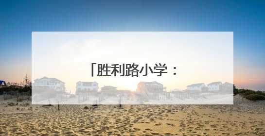 胜利路小学：打造“行走的课堂”特色教育