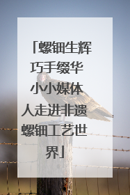 螺钿生辉 巧手缀华 小小媒体人走进非遗螺钿工艺世界