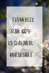 诗咏长江文脉 端午诗会在湖北秭归启幕