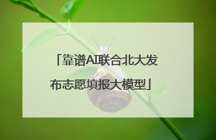 靠谱AI联合北大发布志愿填报大模型