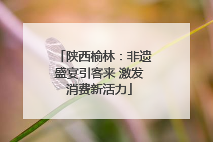 陕西榆林：非遗盛宴引客来 激发消费新活力