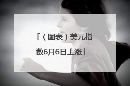 （图表）美元指数6月6日上涨